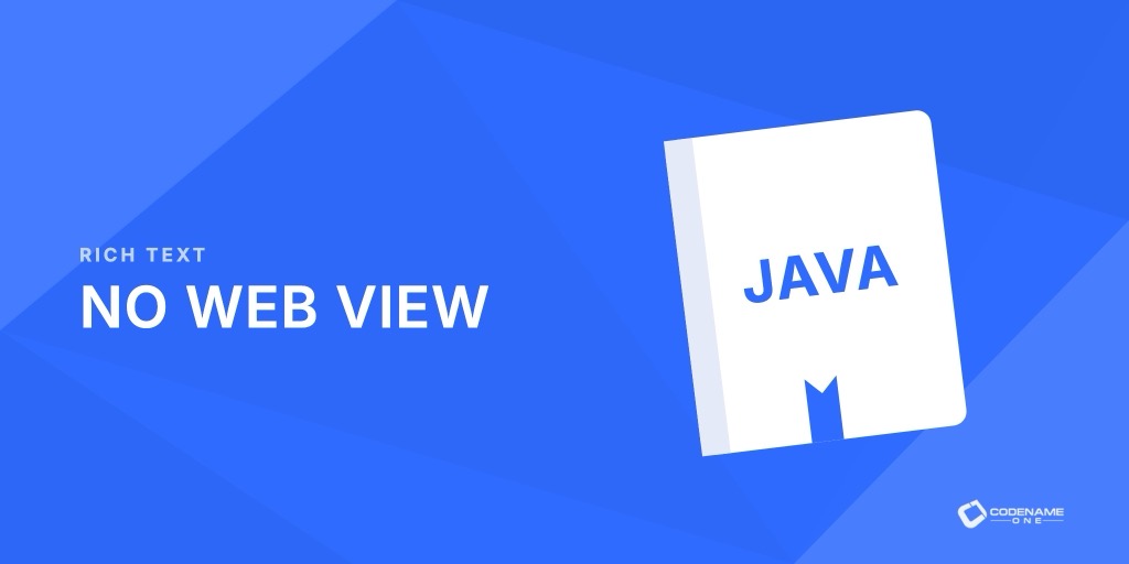 A Lightweight Rich Text Component Without a Web View