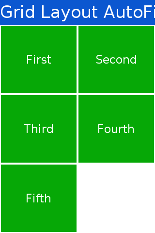 Grid Layout autofit portrait
